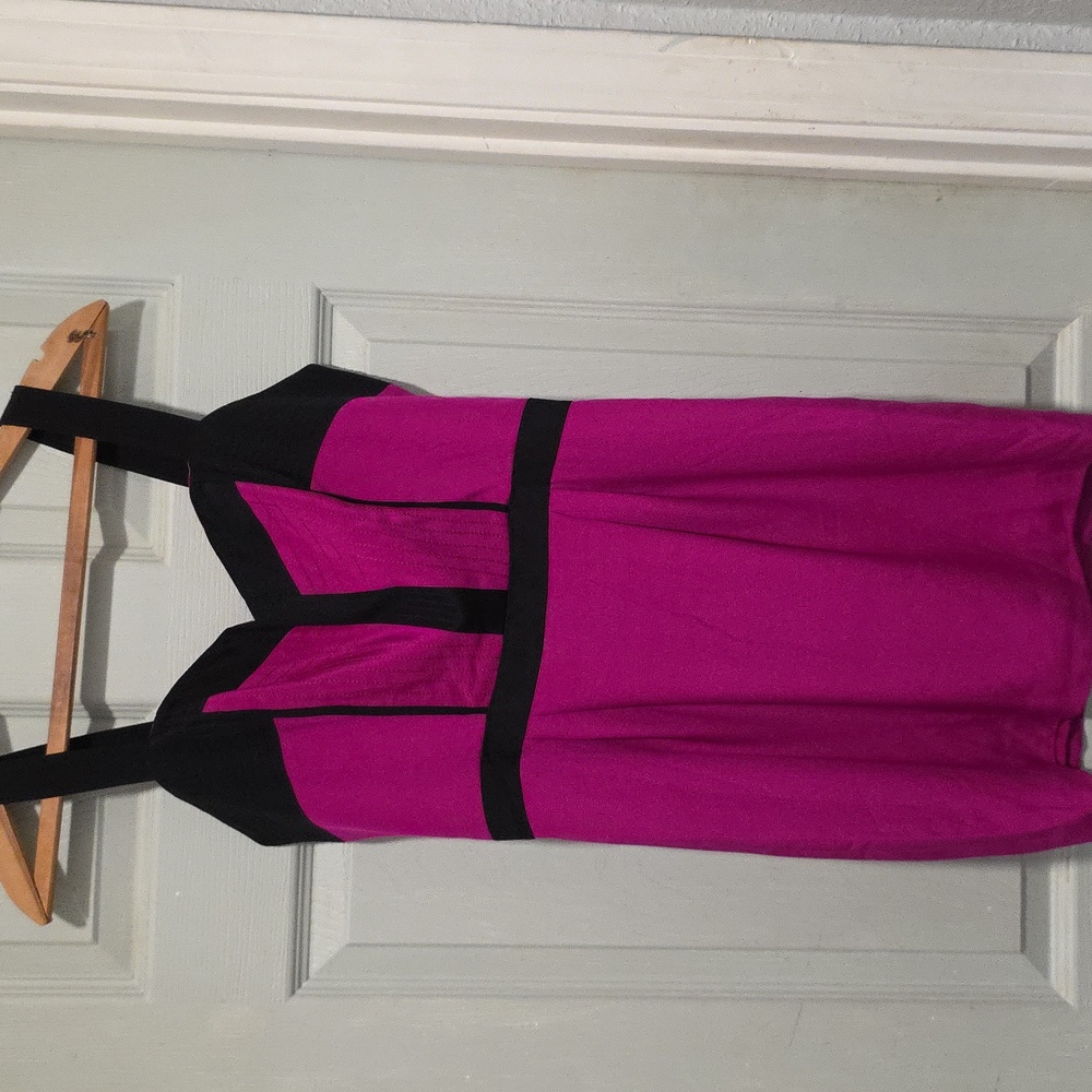 Rebecca Minkoff Fuchsia and Black Mini Dress